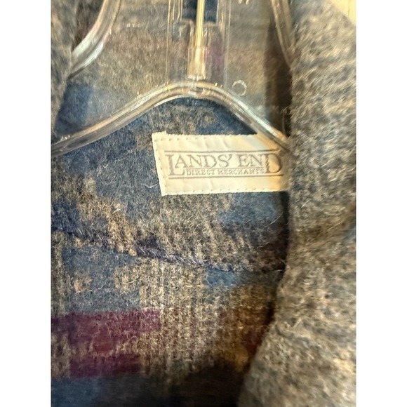 Lands End Wool Blend‎ jacket size 14 - 16 Aztec style - Picture 2 of 7